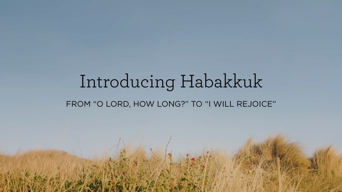 Introducing Habakkuk: From “O Lord, How Long?” to “I Will Rejoice”