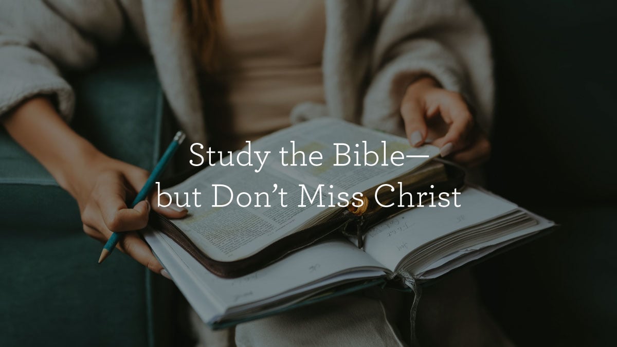 Study the Bible—but Don’t Miss Christ